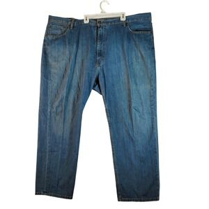 Levi Strauss Co 559 Mens Jeans 48x30 Blue Wash Relaxed Fit Straight Leg Denim